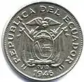 1946 five centavos coin