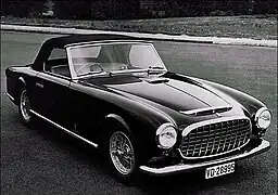 First Ferrari designed by Pinin Farina, 212 Inter Cabriolet