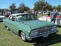 1961 Dodge Dart Pioneer 4-door sedan. This example is in Australia and features right-hand drive.