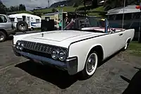 1962 Lincoln Continental convertible (Australian right-hand drive)