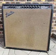 A color photograph of a 1964 Fender Super Reverb