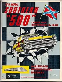 1965 Southern 500 program cover