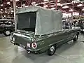 Ford XP Falcon Standard utility with Australian Army specification canvas canopy