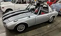 A 1967 Toyota Sports 800 in left-hand drive configuration