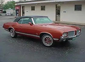 1971 Oldsmobile Cutlass Supreme convertible.