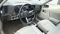 1983 Cimarron, dashboard