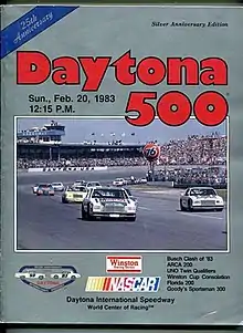 1983 Daytona 500 program cover