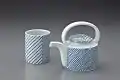 Double Stripe Square Tea Set (1985)