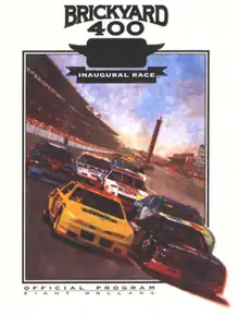 The 1994 Brickyard 400 program cover.