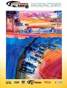 The 1997 California 500 program cover.