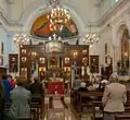 Iconostasis in a church in Piana degli Albanesi, Sicily