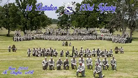 1st Battalion, 153rd Infantry during Annual Training 2010 at Fort Chaffee Arkansas