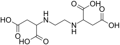 Skeletal formula of EDDS