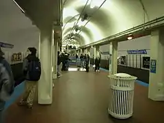 The Washington station used to have a former tunnel connection to the Red Line's closed Washington station