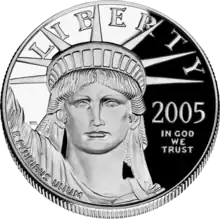 $10 Platinum Bullion