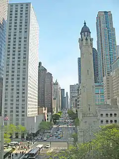 Chicago's Magnificent Mile looking South