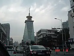 Qingnian Road on the west of the subdistrict, 2007