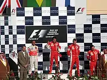 Image 6The podium ceremony at the 2007 Bahrain Grand Prix (from Bahrain)