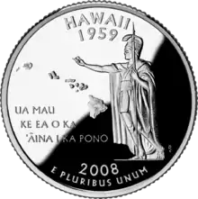 State quarter for Hawaii