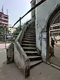 200 years old staircase at the entrance