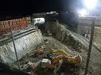 construction of highway tunnel