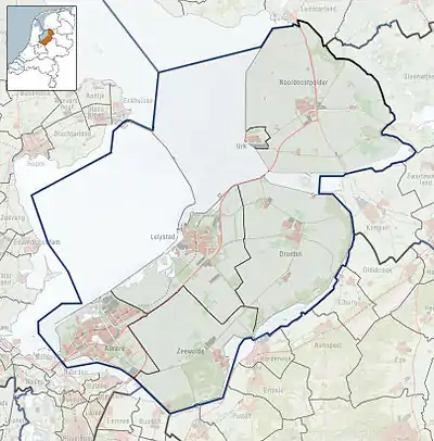 Eemmeer is located in Flevoland