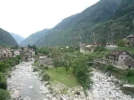 Giornico village