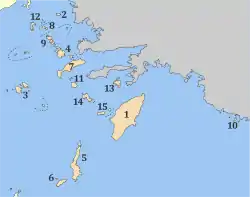 Municipalities of the Dodecanese
