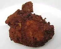 Fried and breaded pork kotelett