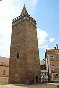 Upper Gate Tower, a remnant of the medieval defensive walls