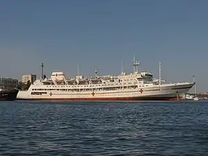 Yenisey moored in Sevastopol on 14 September 2012