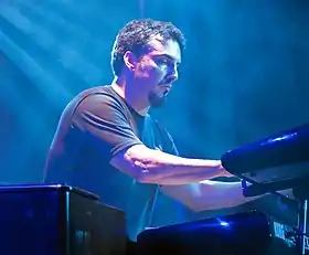 Sherinian performing with Portnoy/Sheehan/MacAlpine/Sherinian at De Boerderij, Netherlands, 2012