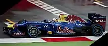 The Red Bull RB8 ran a special livery at the 2012 British Grand Prix featuring photographs of fans to raise money for the Wings for Life foundation.