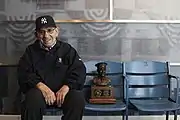 Yogi Berra with Bob Feller Act of Valor 2013 Award