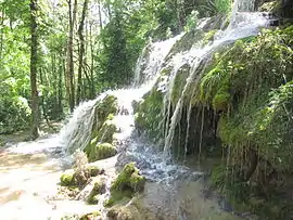 The La Turasse waterfall