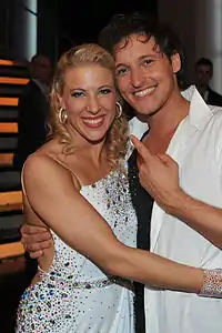 Marco Angelini und Maria Santner bei der 10. Show "Dancing Stars" (Finale) am 16. Mai 2014