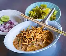 Khao soi, a curry noodle soup from northern Thailand