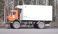 Civilian KamAZ-4326 with refrigerated box in Khanty-Mansiysk (2015)