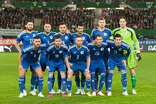 Image 11Bosnia and Herzegovina national football team, 2016 (from Culture of Bosnia and Herzegovina)