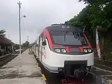 Railbus in Wonogiri Station