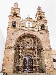 Church of San Lorenzo de Carangas in Potosí, Bolivia