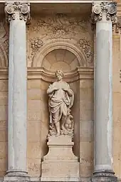 Baroque Ionic columns on the garden façade of the Palace of Versailles, Versailles, France, by Jules Hardouin-Mansart, 1678–1688