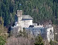 Aerial view of the castle