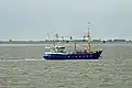 Wadden Sea with Peazens in the background