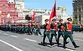 Troops of the 154th Independent Commandants Regiment during the parade.