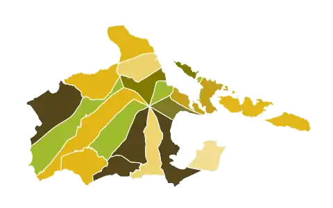 Results of 2019 Vice Mayoral Elections in Albay by Municipality and City