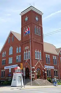 View of 201 High Street, the traditional Town Hall