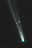 Comet Leonard on January 2, 2022, one day before perihelion