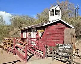 The town's Museum is a replica schoolhouse on the site where the first school opened in 1932