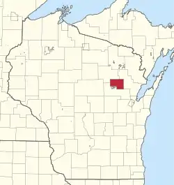 Location in Wisconsin